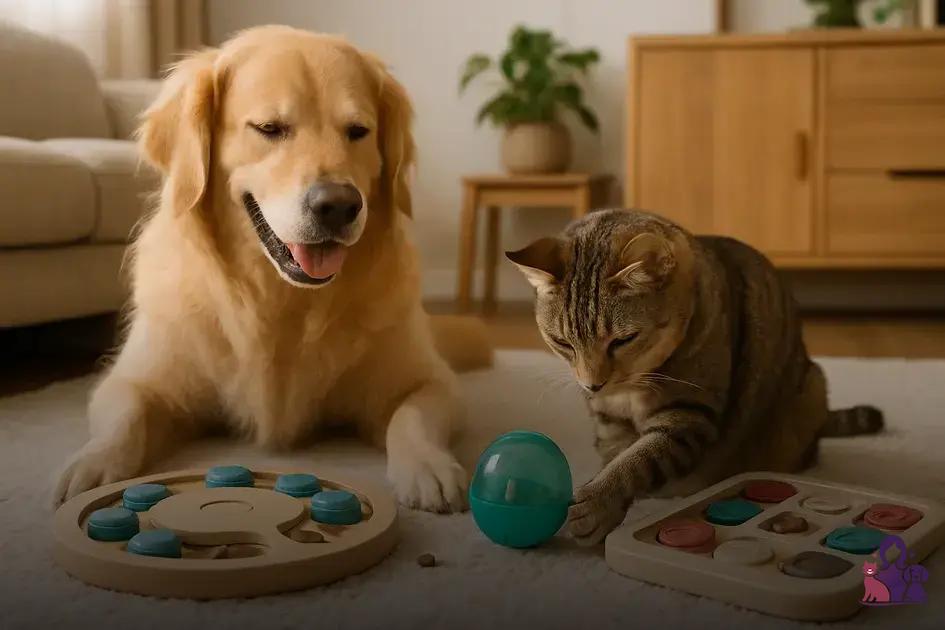 benefícios dos brinquedos educativos na saúde mental dos pets