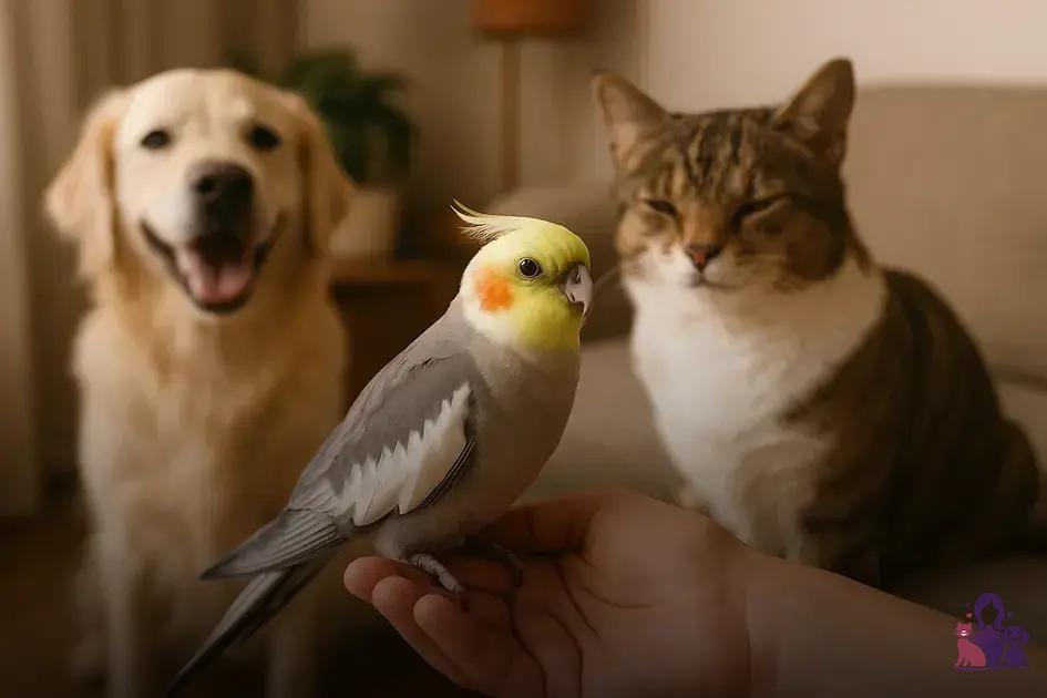 Como socializar sua calopsita com pessoas e outros pets