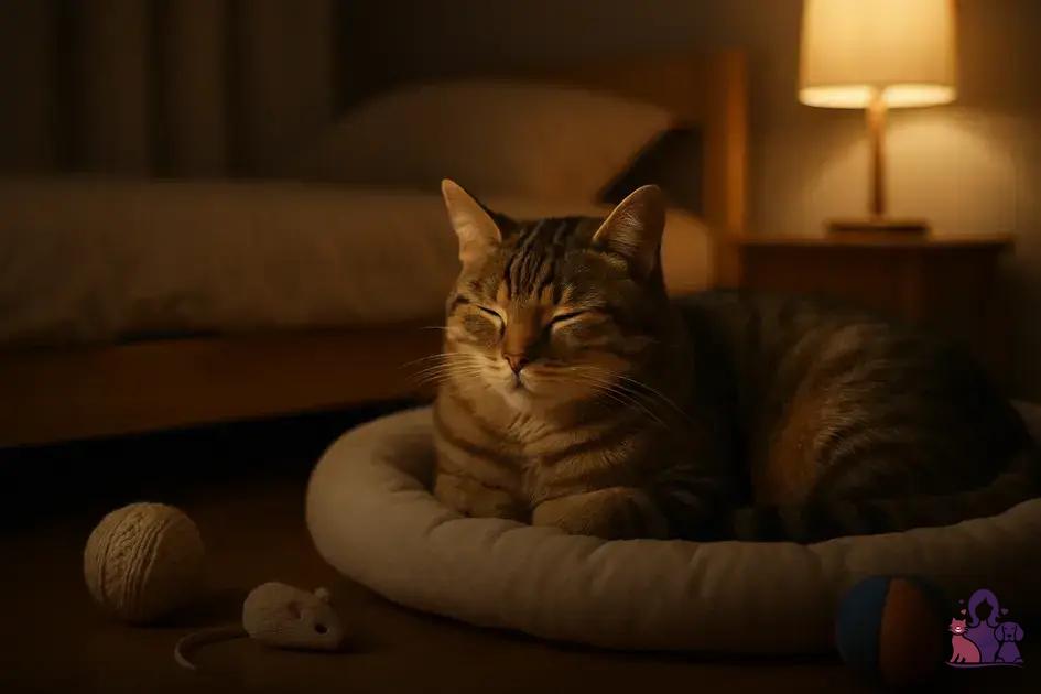 Dicas para desacelerar o gato à noite