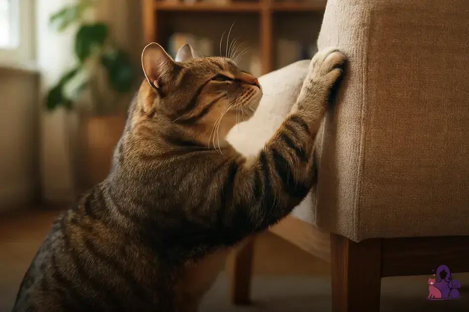 Gato arranhando móveis: por que faz e como parar