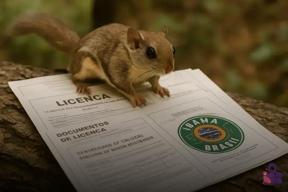 Legalidade para ter esquilo voador como pet no Brasil