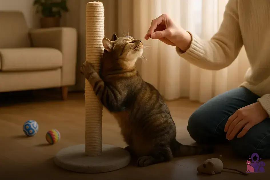 Técnicas para redirecionar o comportamento do gato