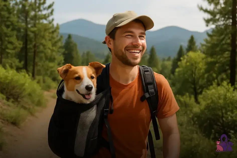 Benefícios de usar uma mochila para seu cão