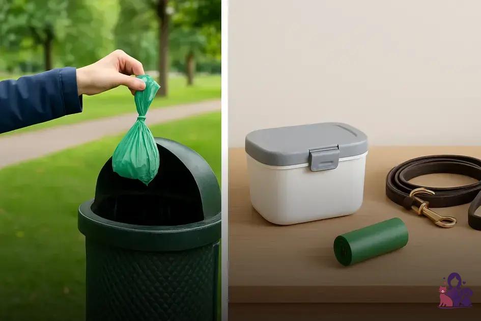 Dicas para armazenar e descartar os saquinhos usados