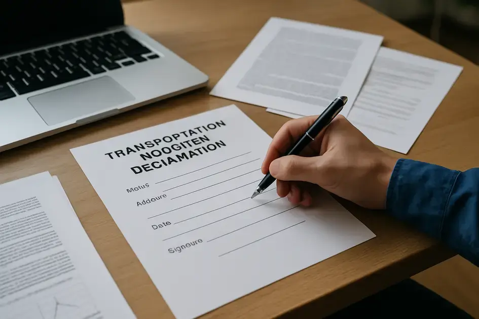 Declaração de vale transporte: como preencher para empresa